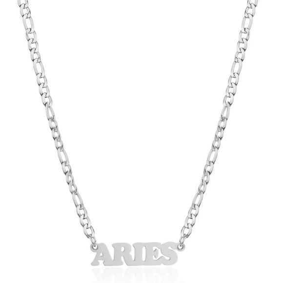 Aries Necklace Zodiac Stainless Steel - Picture 5 of 7